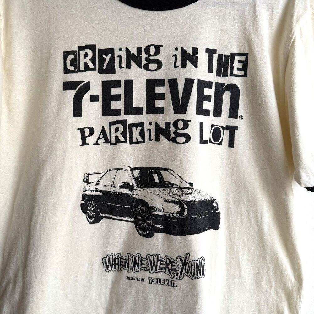 When We Were Young Festival T Shirt Crying in the 7-Eleven Parking Lot Sz L